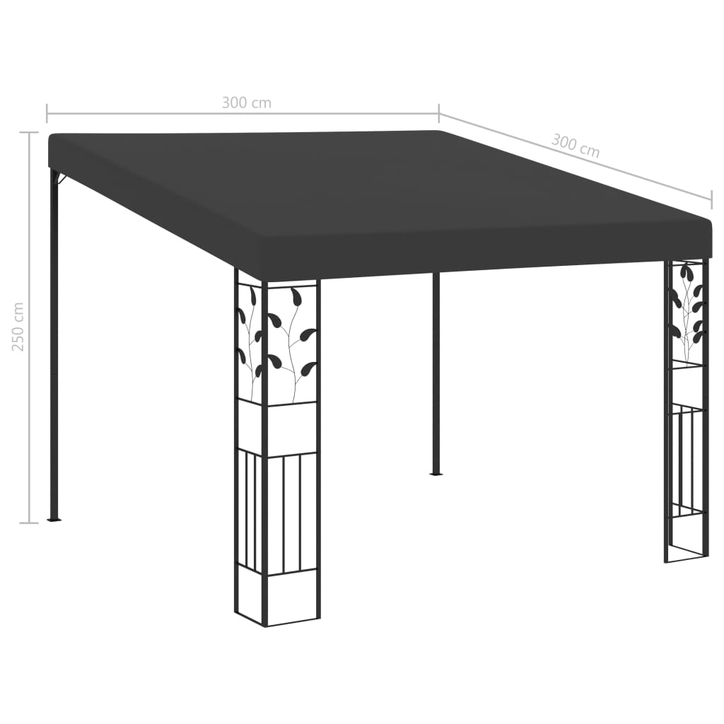 Nojume ULTRA, antracīta, 3x3m