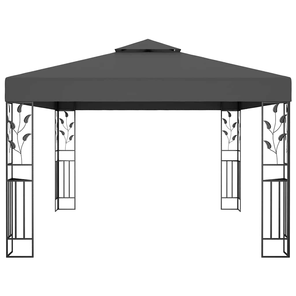 VEGA Double Roof Gazebo, Anthracite, 3x4m