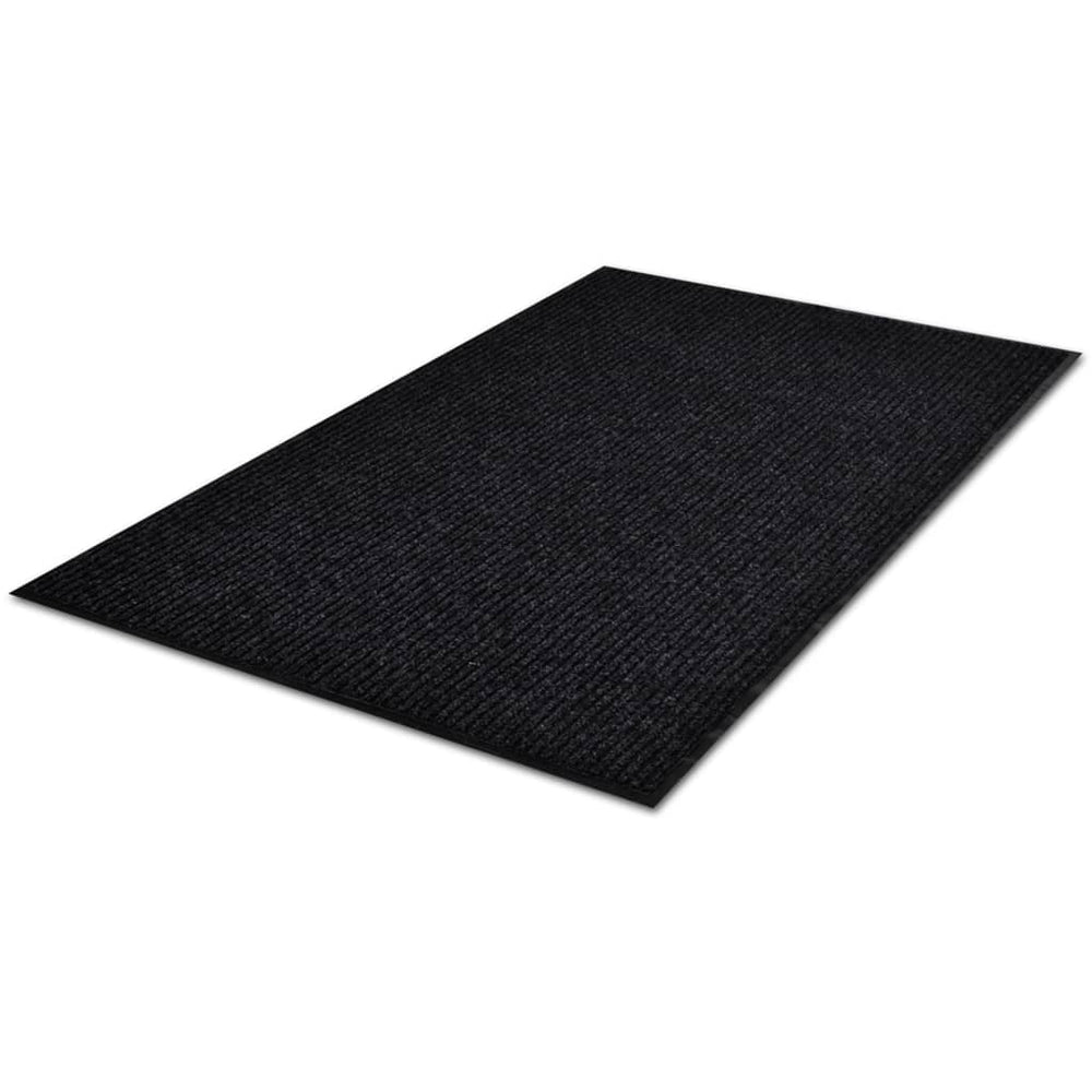 Durų kilimėlis, juodos spalvos, 117x220cm, PVC