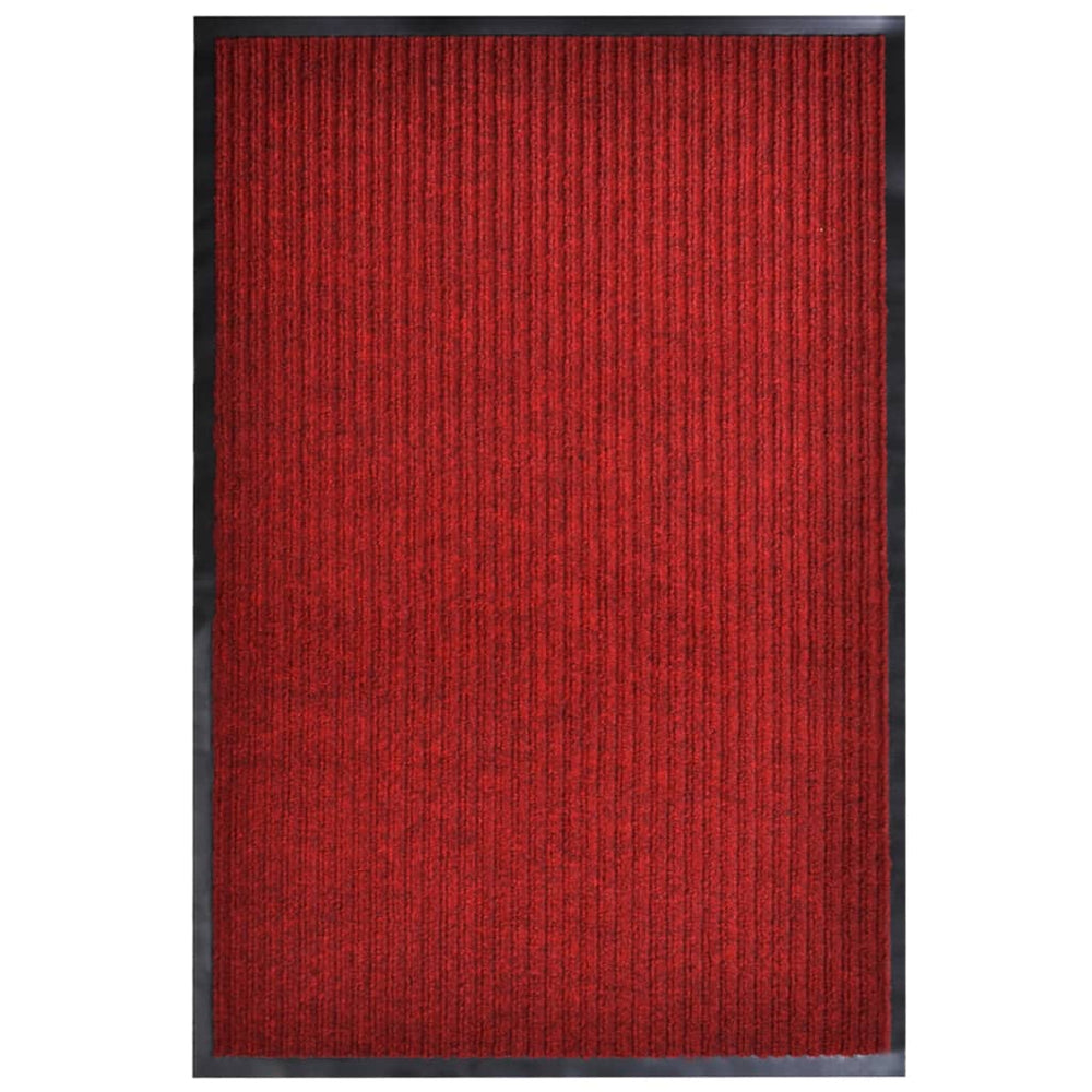 Door mat, red, 117x220 cm, PVC