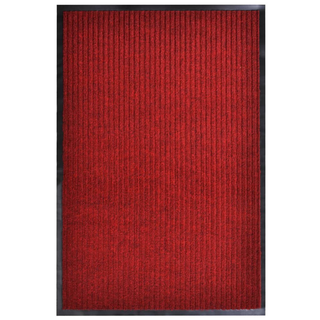 Door mat, red, 117x220 cm, PVC