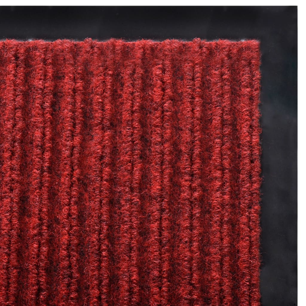 Door mat, red, 117x220 cm, PVC