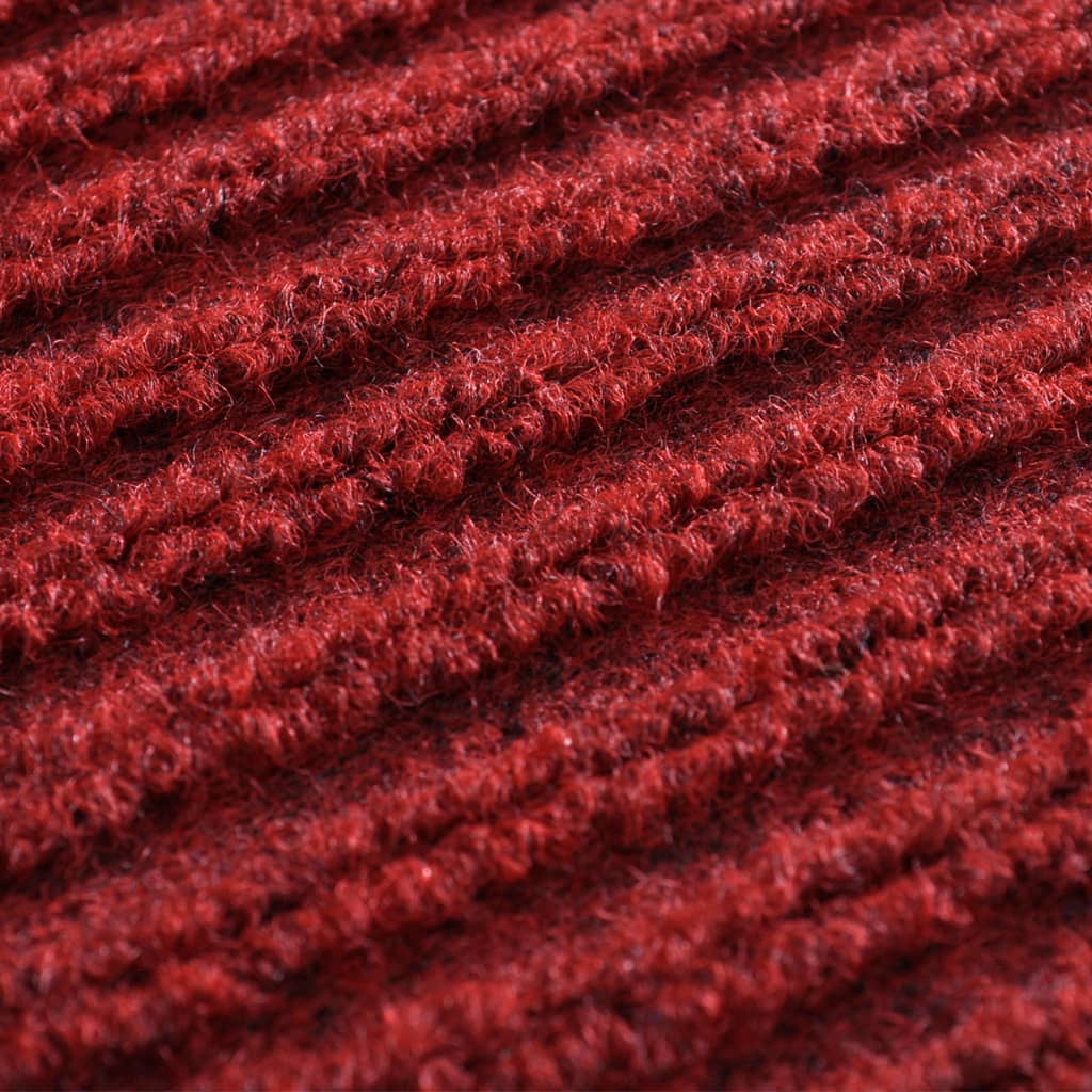 Door mat, red, 117x220 cm, PVC