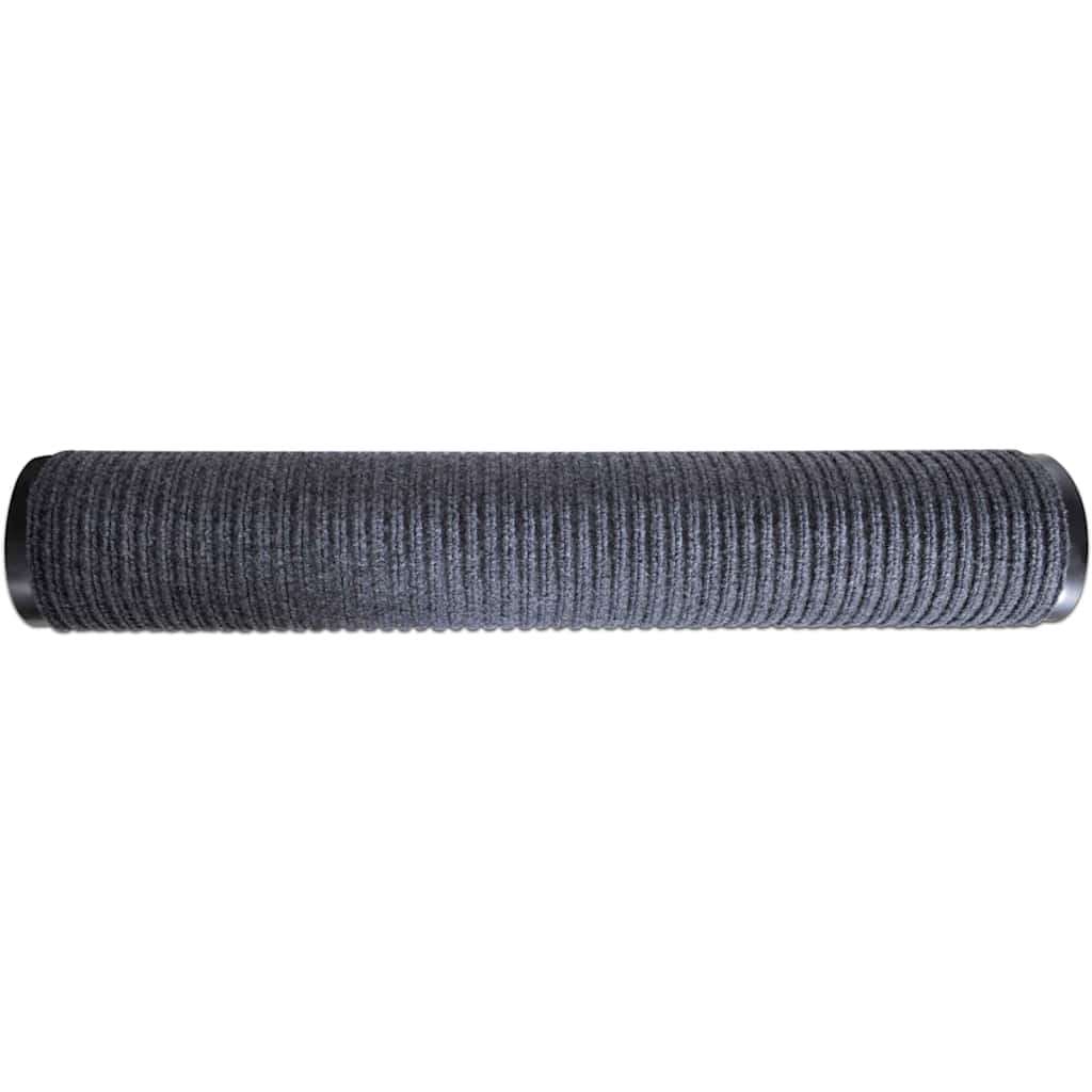 Durvju paklājs, pelēks, 117x220cm, PVC