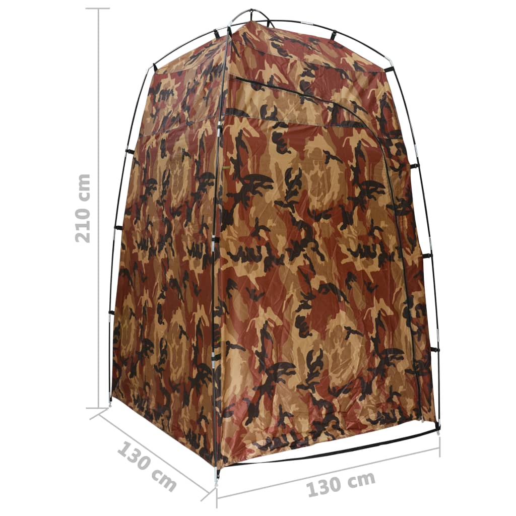 Shower/WC/changing tent, camouflage