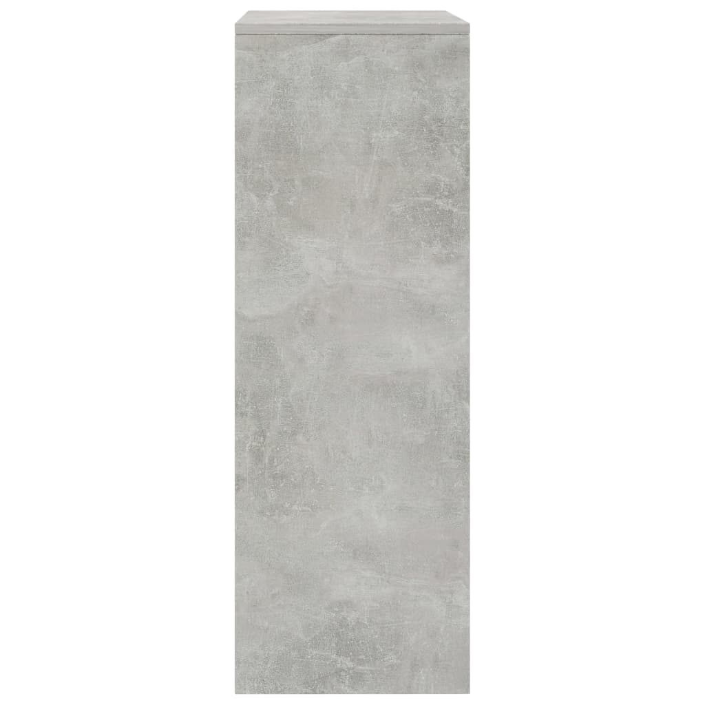 Šoninė spintelė su 6 stalčiais, betono, 50x34x96cm, mediena
