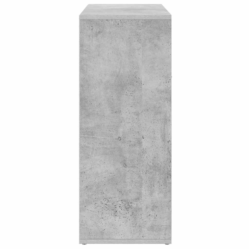 Šoninė spintelė, betono pilka, 60x30x75cm, apdirbta mediena