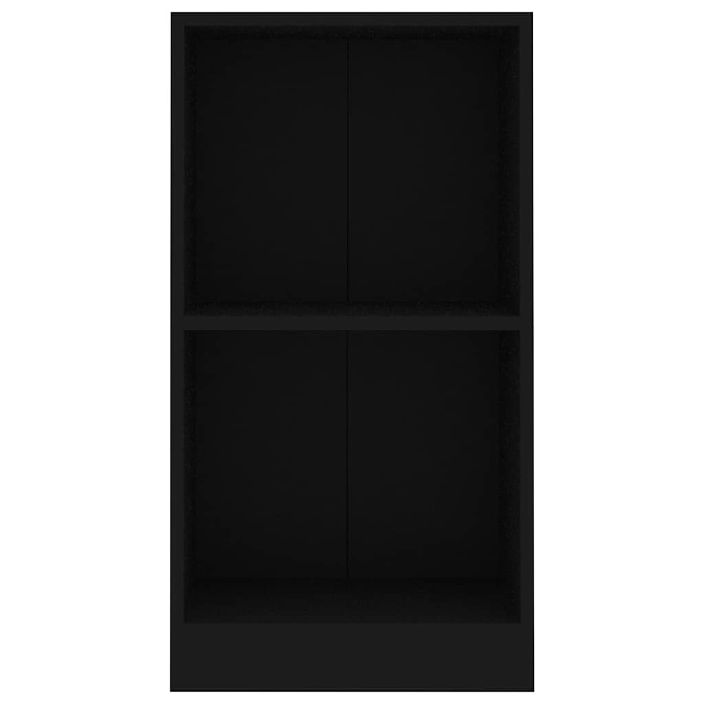 Lentyna knygoms, juodos spalvos, 40x24x75cm, apdirbta mediena
