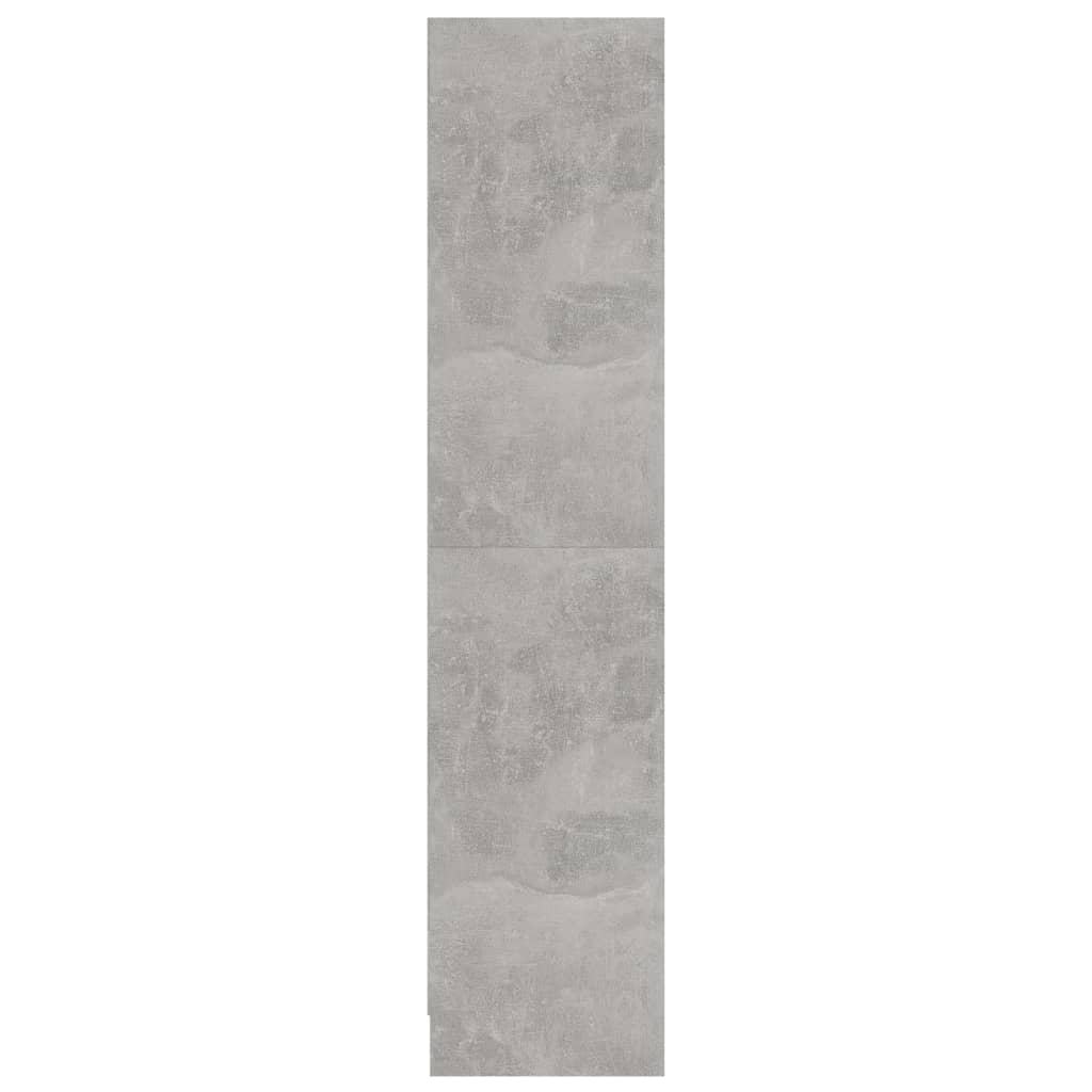 Bookcase, 3 shelves, concrete, 60x24x109cm, wood