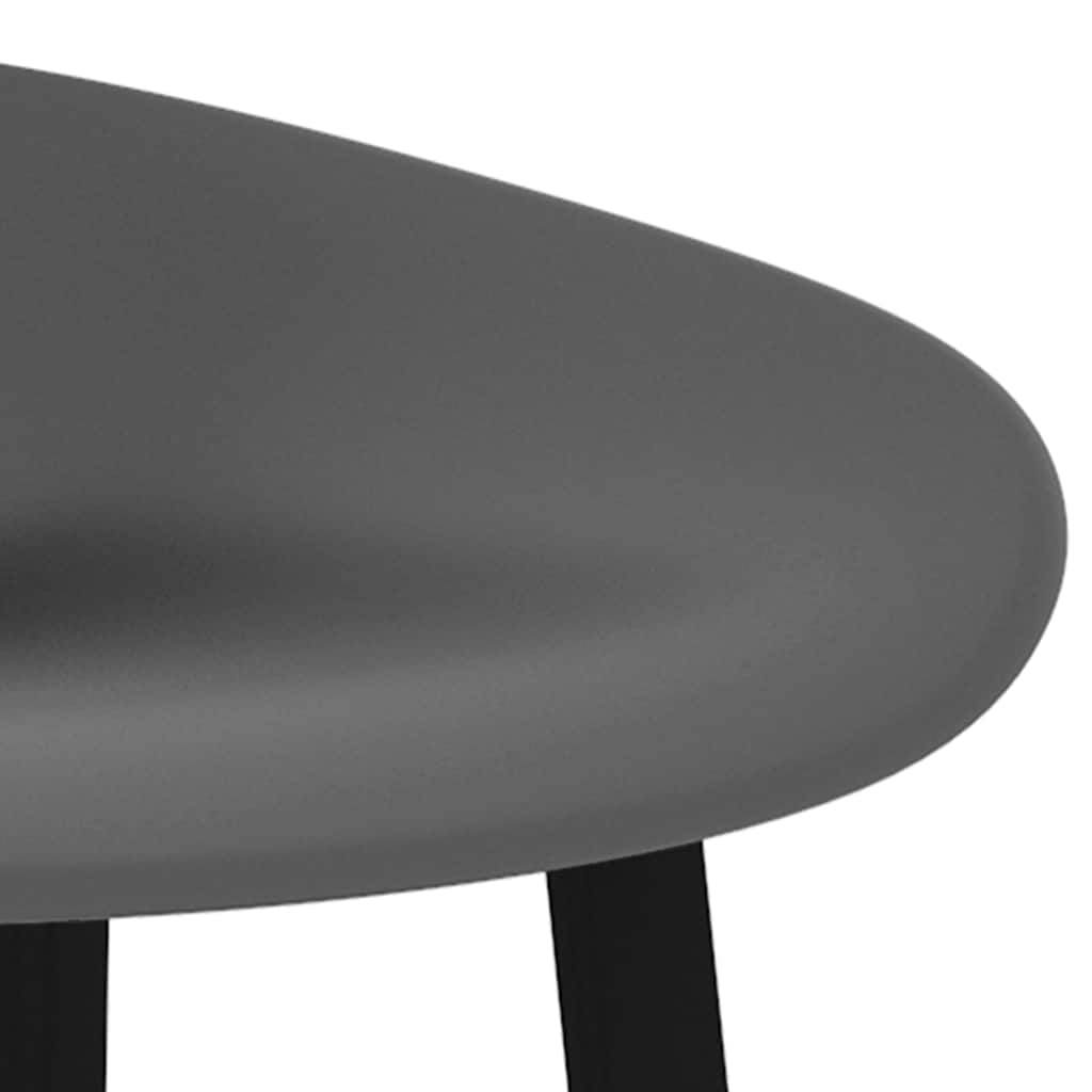 Bar stools, 2 pcs., grey