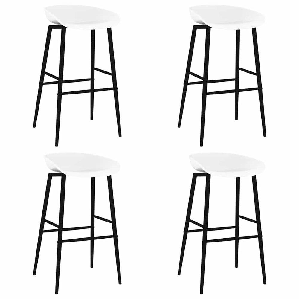 Bar stools, 4 pcs., white color