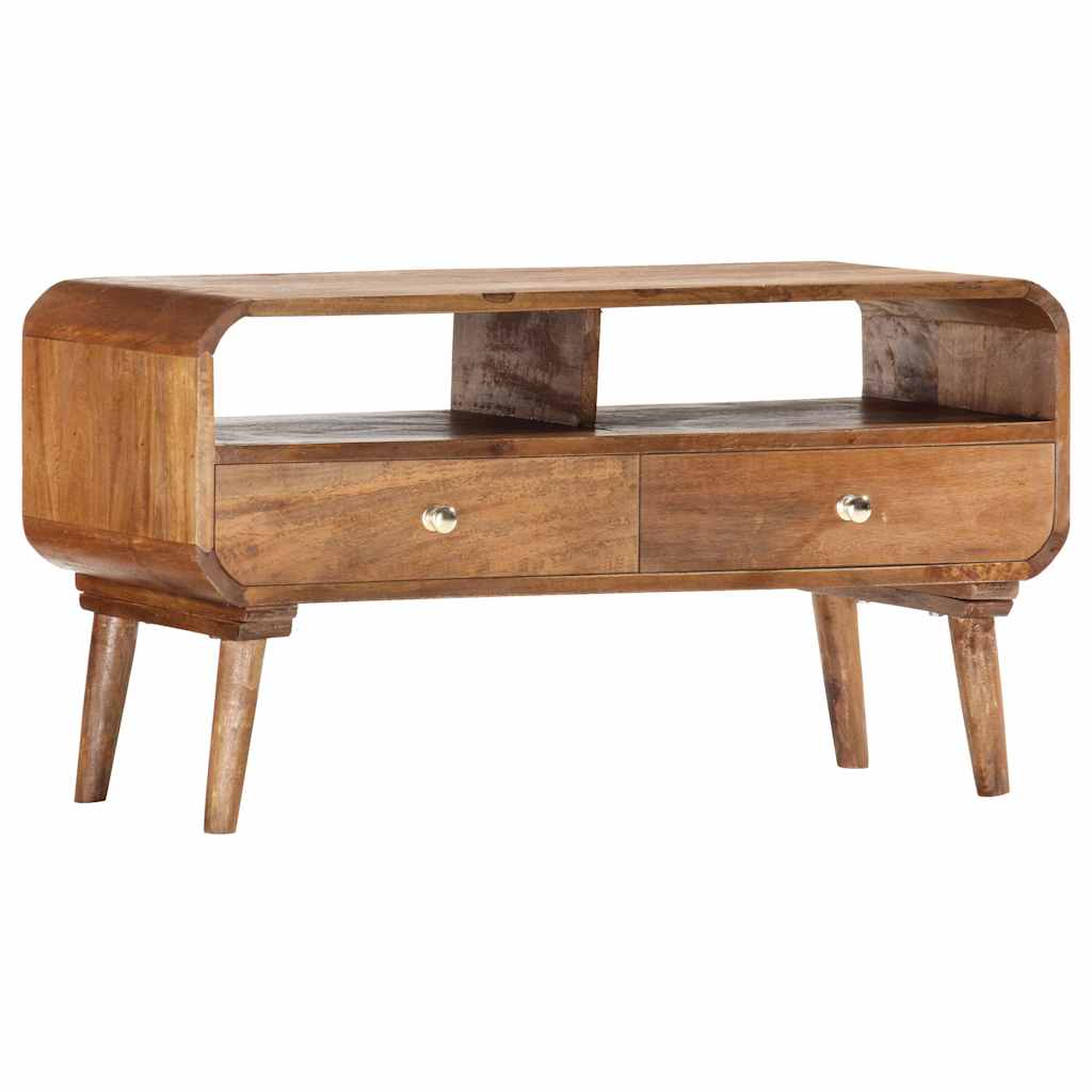 Televizoriaus spintelė, 90x35x47cm, mango medienos masyvas