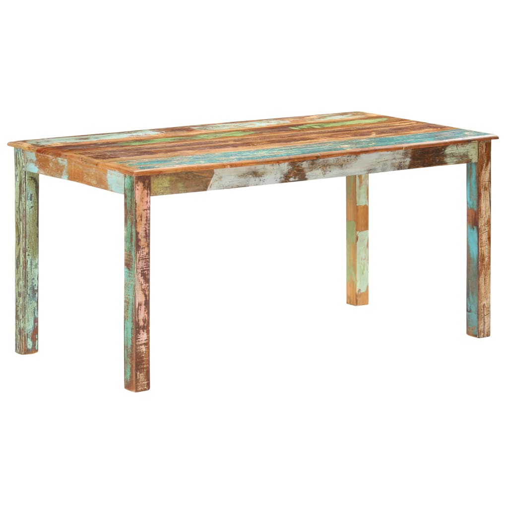 Valgomojo stalas, 160x80x76cm, perdirbtos medienos masyvas