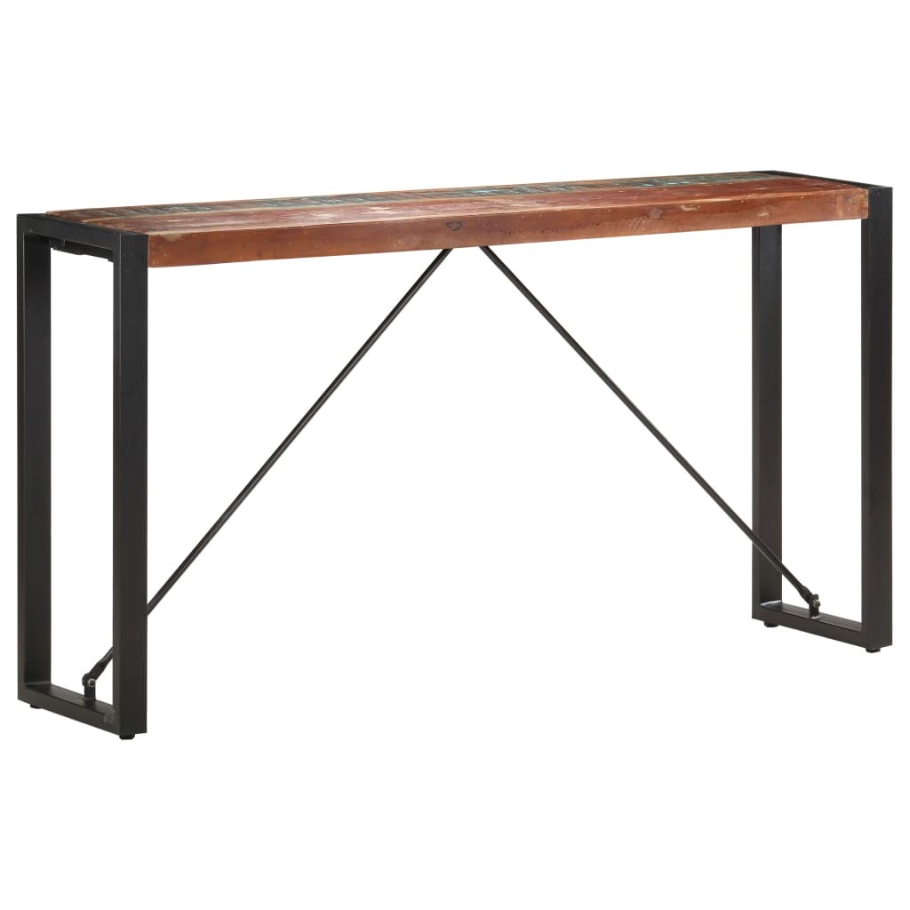 Konsolinis staliukas, 150x35x76cm, perdirbtos medienos masyvas