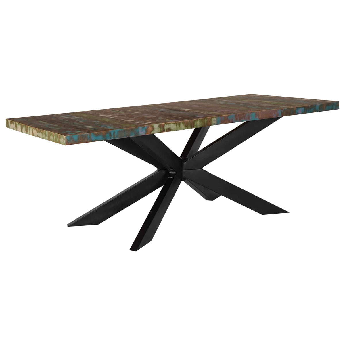 Valgomojo stalas, 180x90x76cm, perdirbtos medienos masyvas