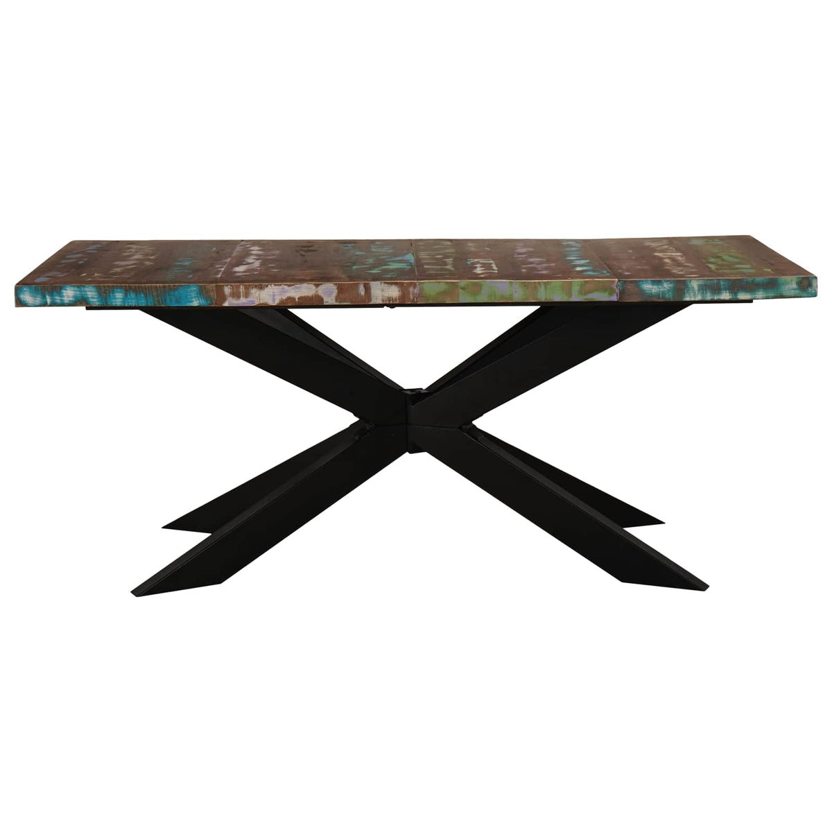 Valgomojo stalas, 180x90x76cm, perdirbtos medienos masyvas