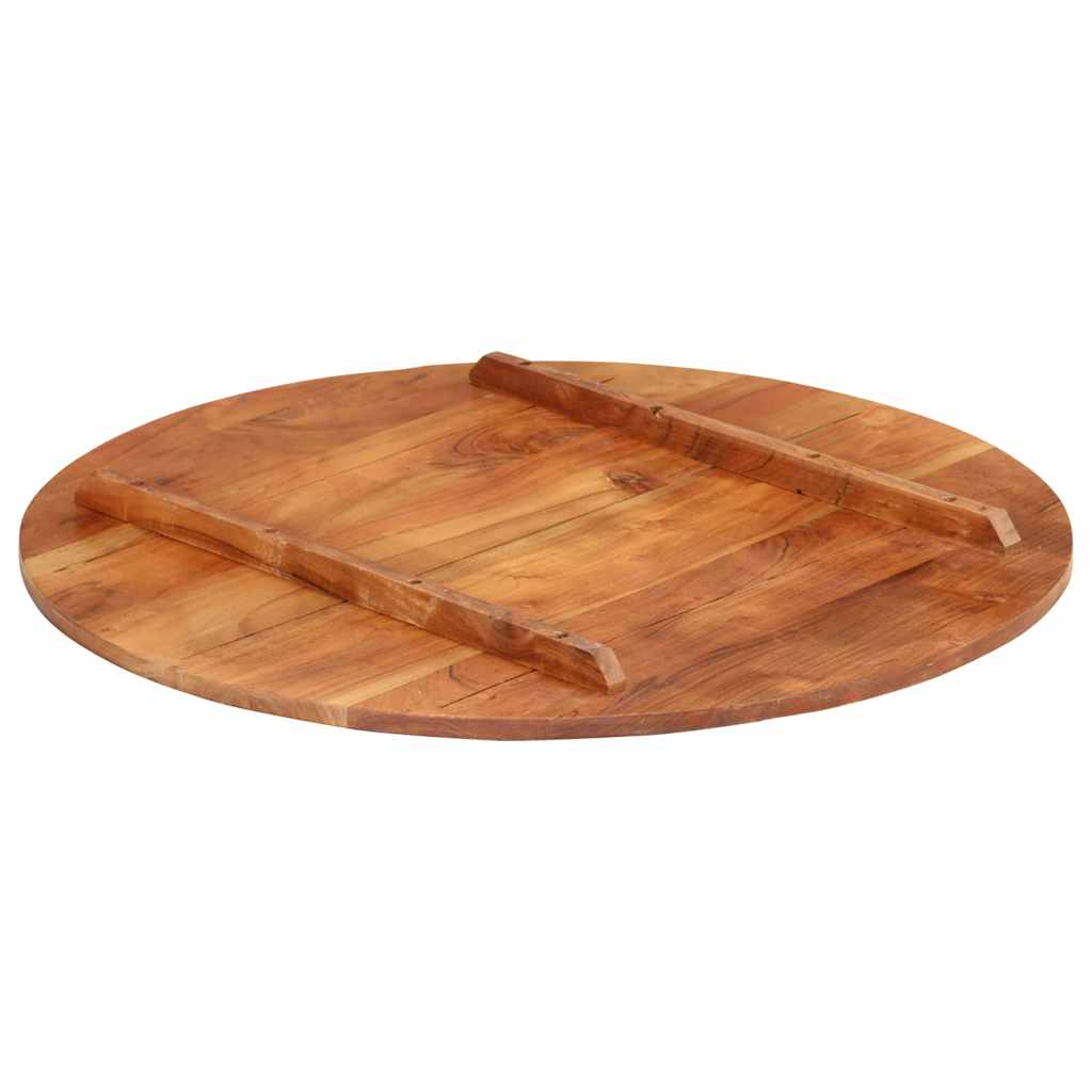 Stalviršis, 70cm, akacijos medienos masyvas, apskritas, 15–16mm