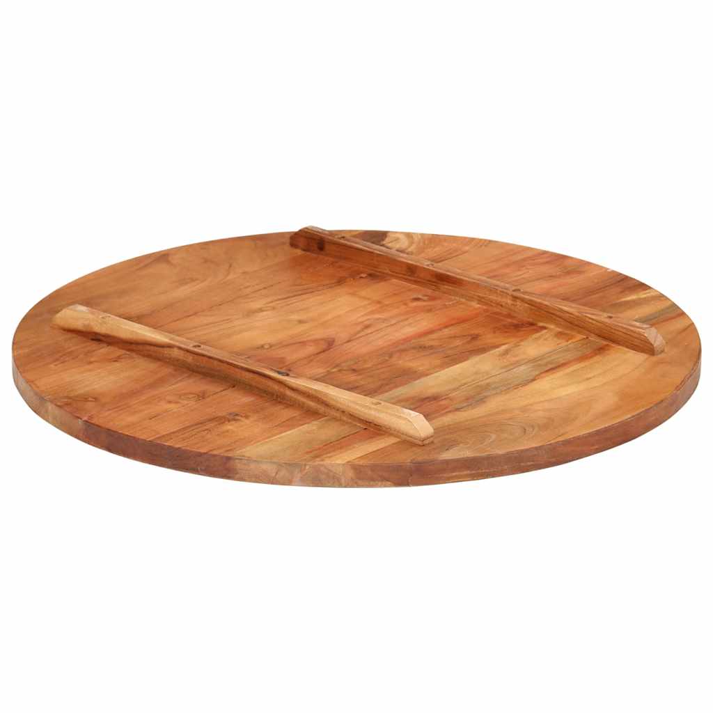 Stalviršis, 70cm, akacijos medienos masyvas, apskritas, 25–27mm