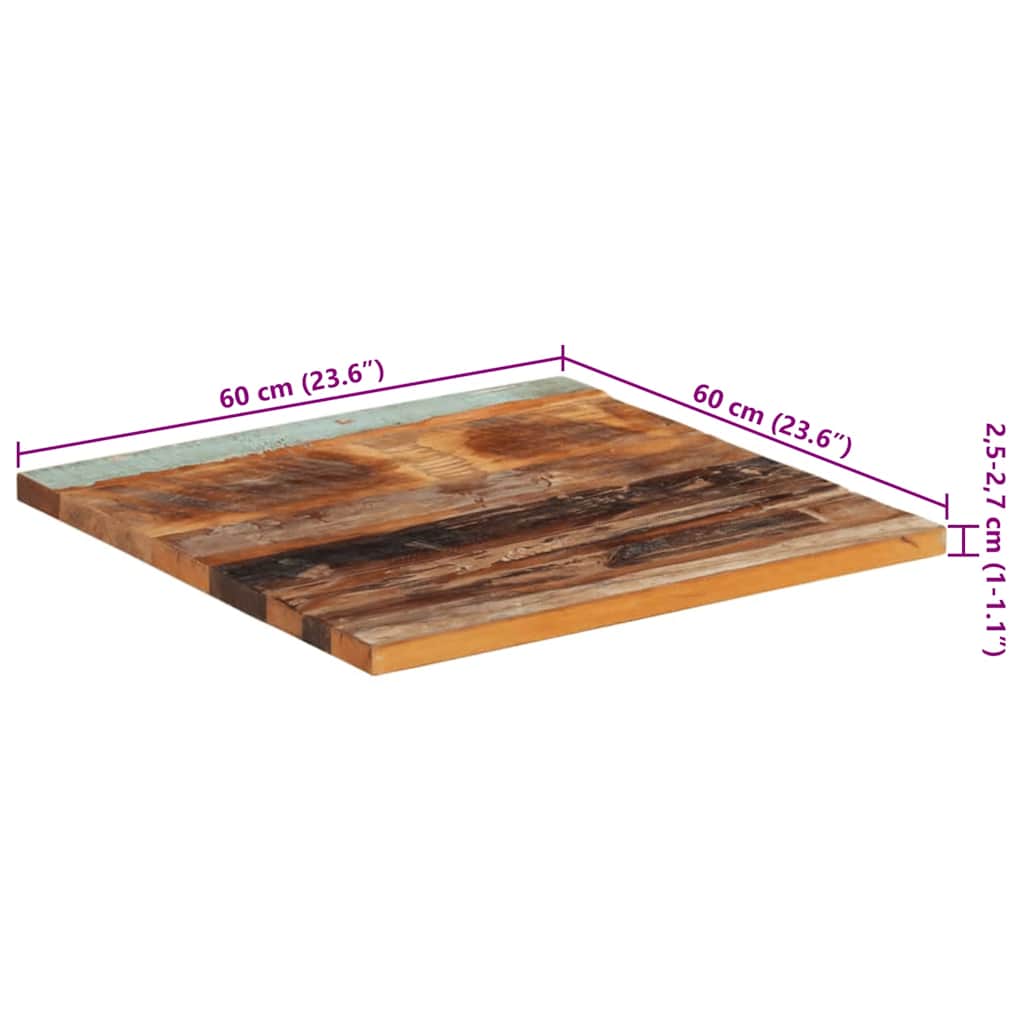 Virsma, 60x60cm, masīvkoks, 25-27mm, kvadrātveida