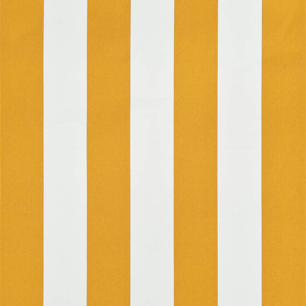 Izvelkamā markīze, dzeltenā un baltā krāsā, 100x150cm