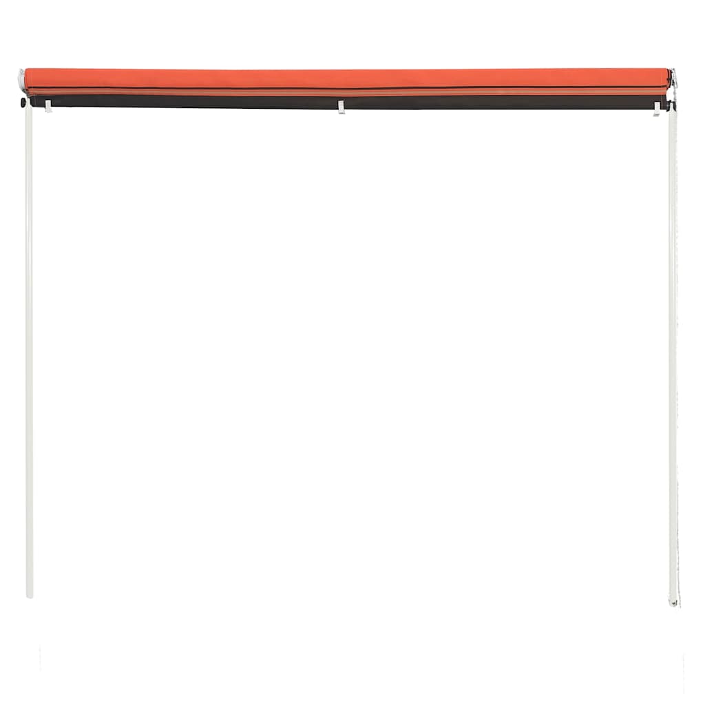 Ištraukiama markizė, oranžinės ir rudos spalvos, 350x150cm