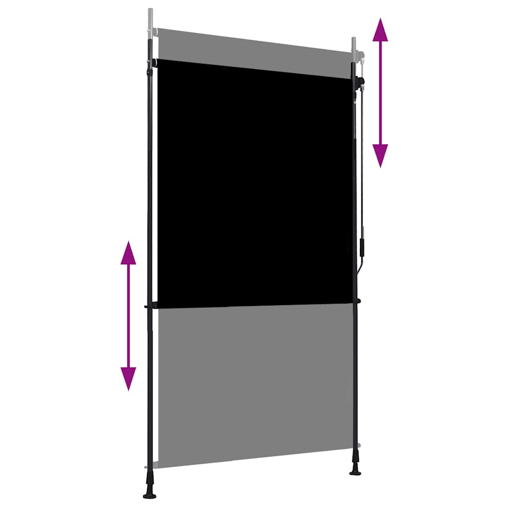 Outdoor blind, anthracite, 120x270cm