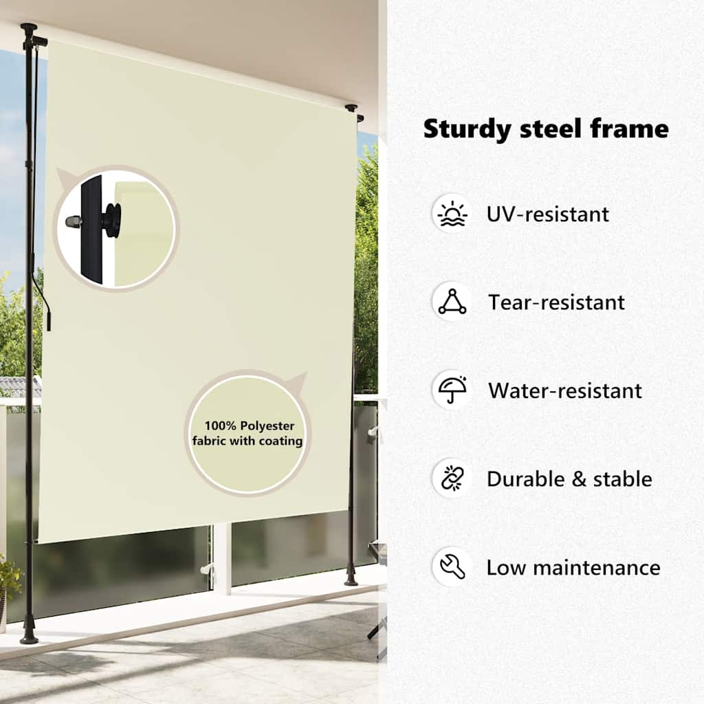 Outdoor blind, cream, 200x270cm