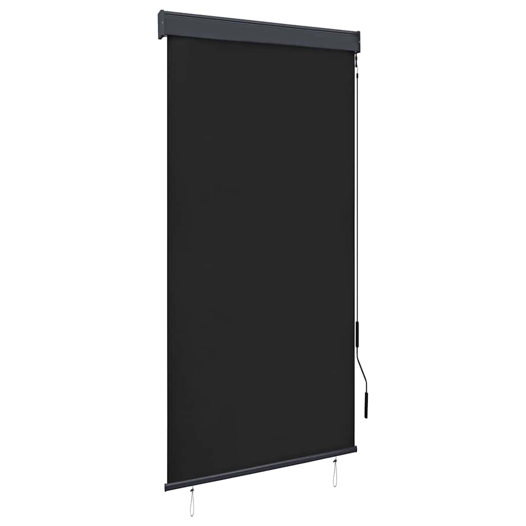 Outdoor roller blind, anthracite, 80x250cm