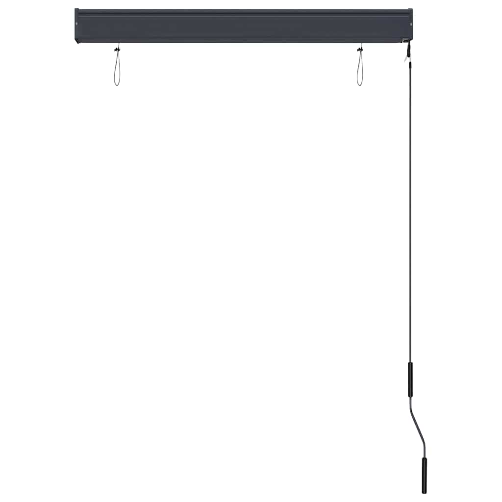 Lauko roletas, baltos ir oranžinės spalvų, 100x250cm
