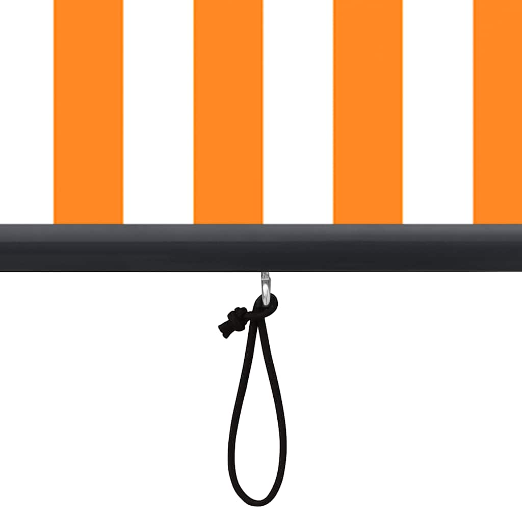 Lauko roletas, baltos ir oranžinės spalvų, 100x250cm