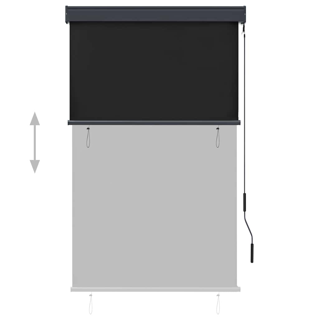 Lauko roletas, antracito spalvos, 100x250cm