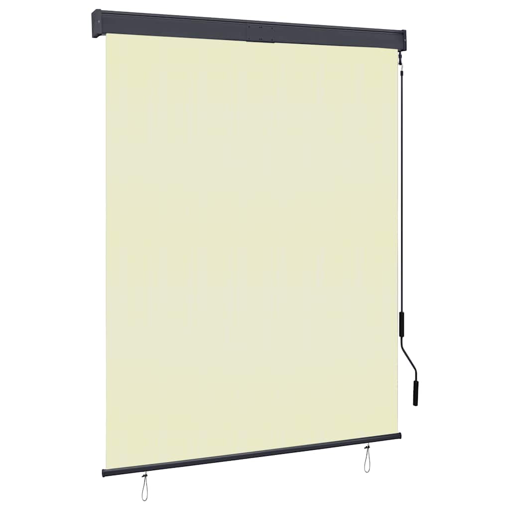 Outdoor roller blind, 140x250 cm, cream