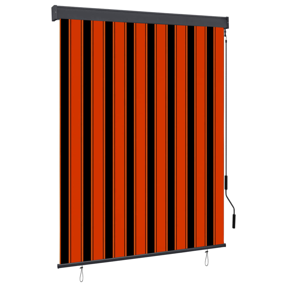 Lauko roletas, oranžinės ir rudos spalvų, 140x250cm