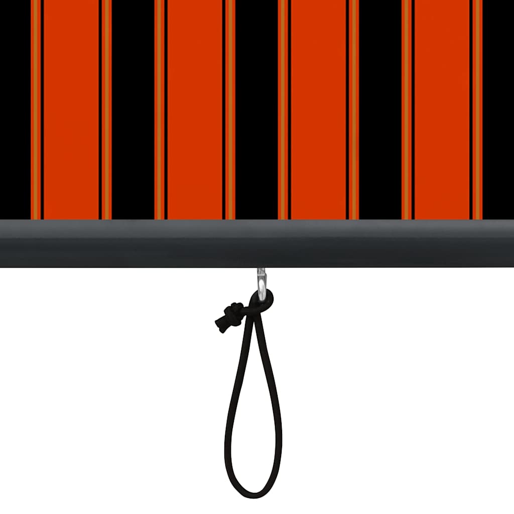 Outdoor blind, orange and brown, 140x250cm