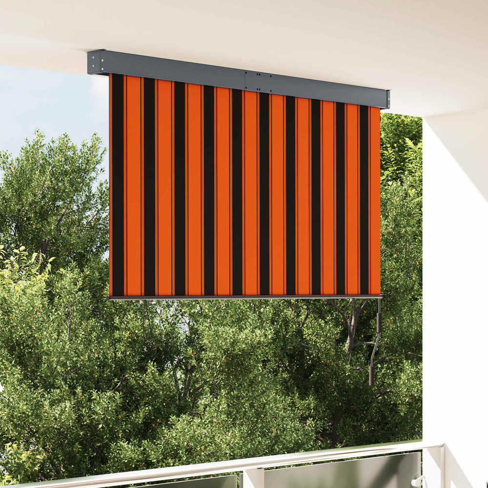 Lauko roletas, oranžinės ir rudos spalvų, 160x250cm