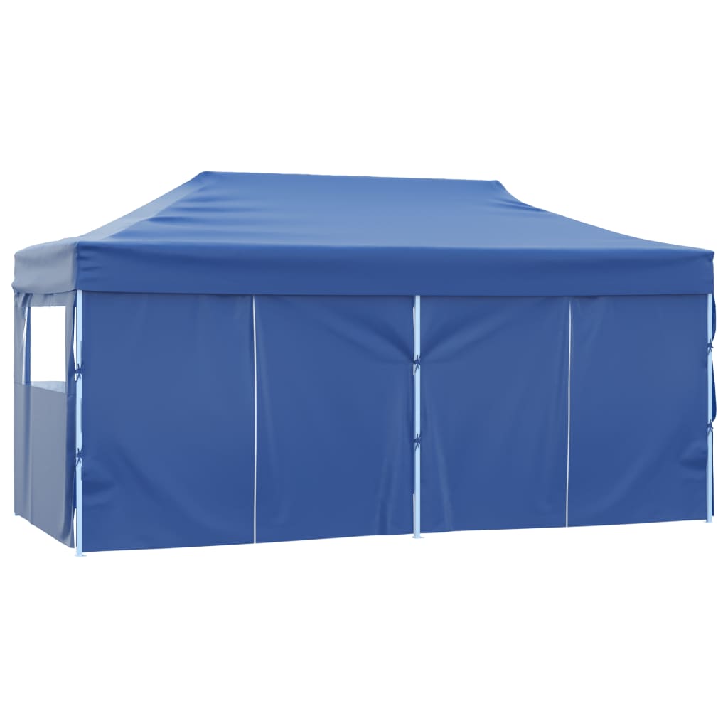 Folding tent YORK, blue, 3x6m
