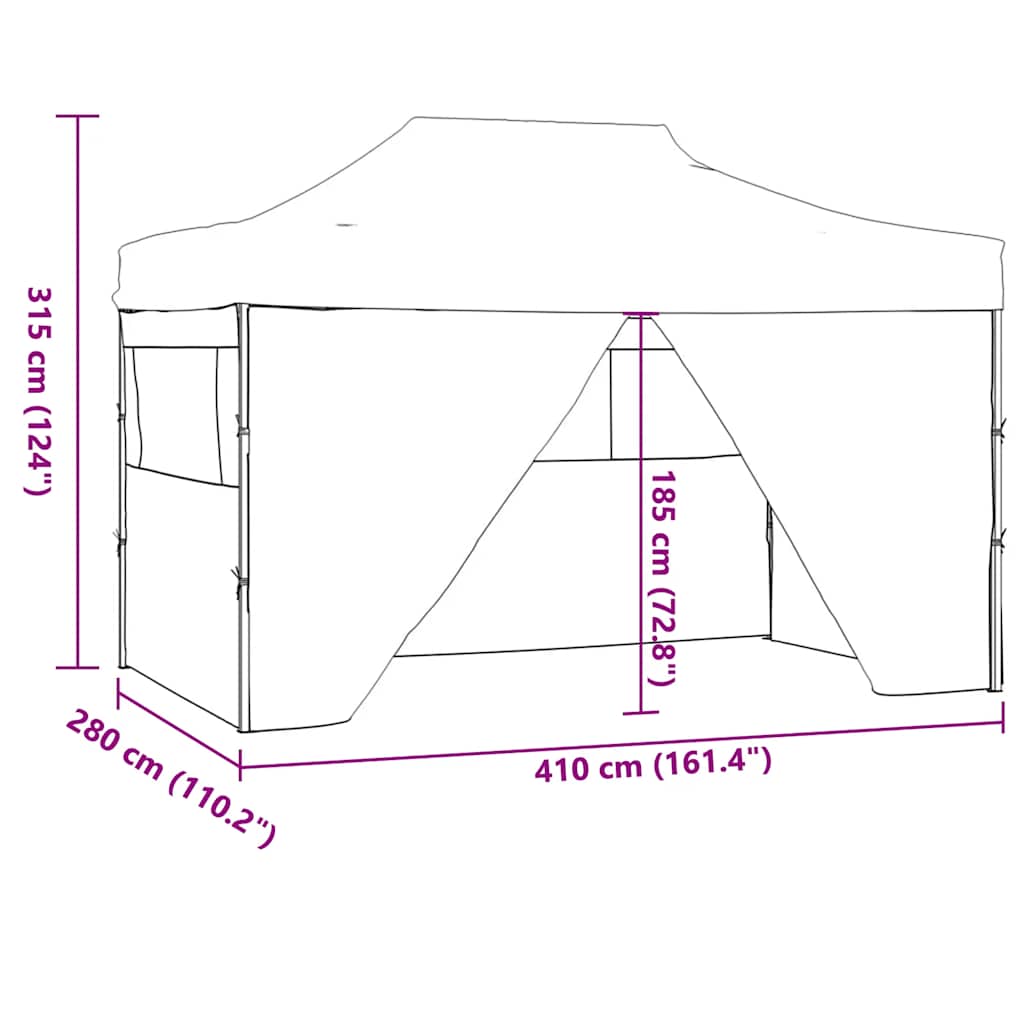 Event tent YORK, white, 3x4m
