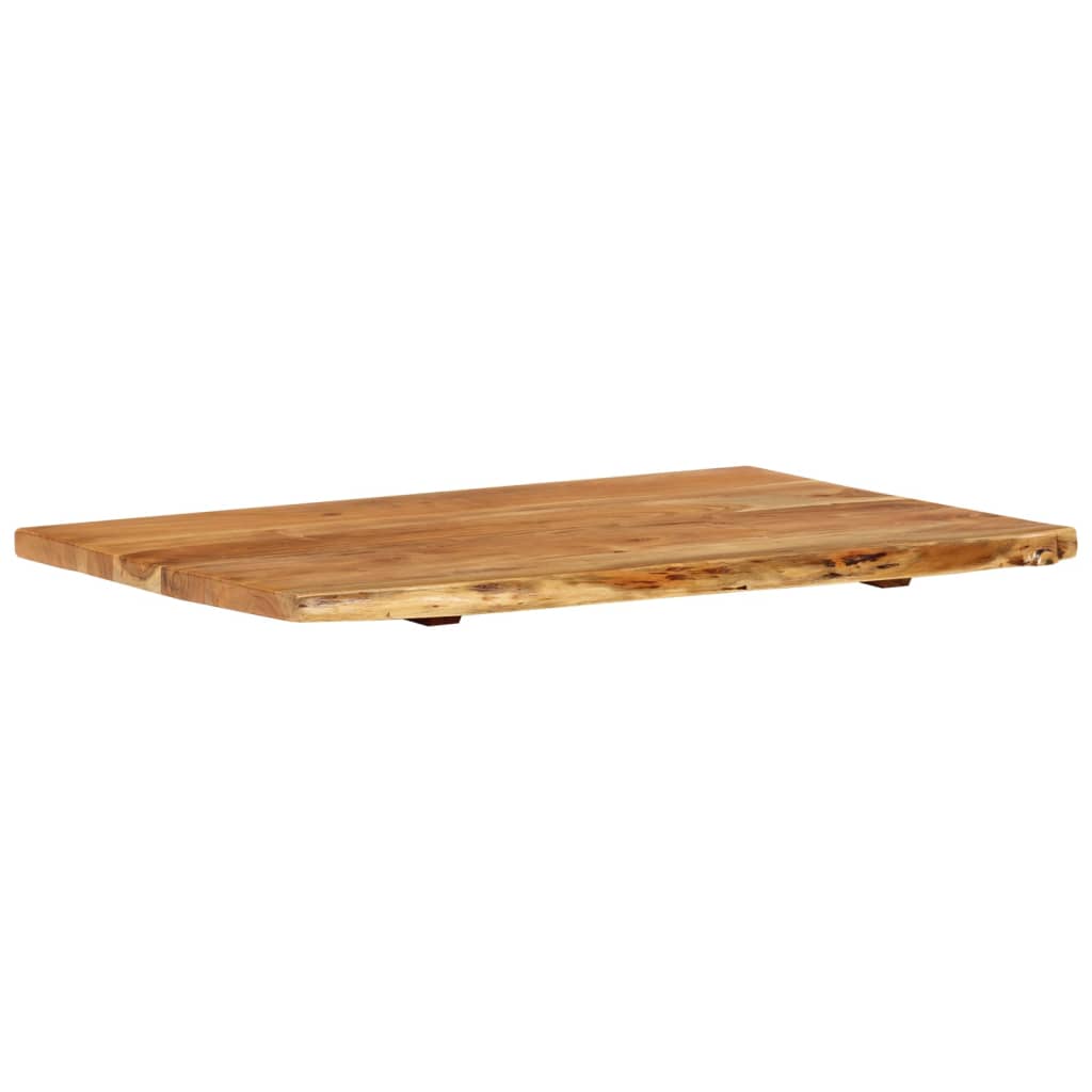Bathroom cabinet countertop, 80x52x2.5cm, solid acacia