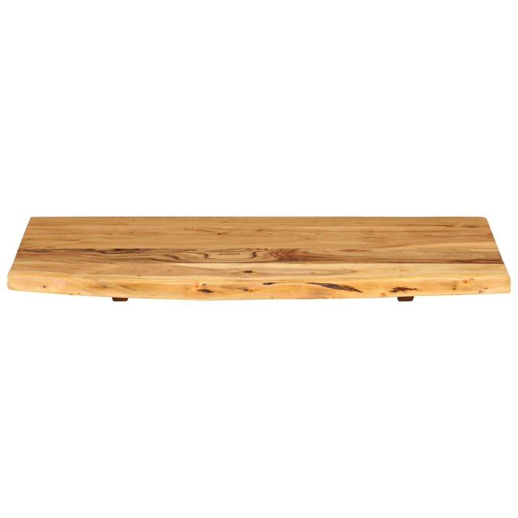 Bathroom cabinet countertop, 80x52x2.5cm, solid acacia