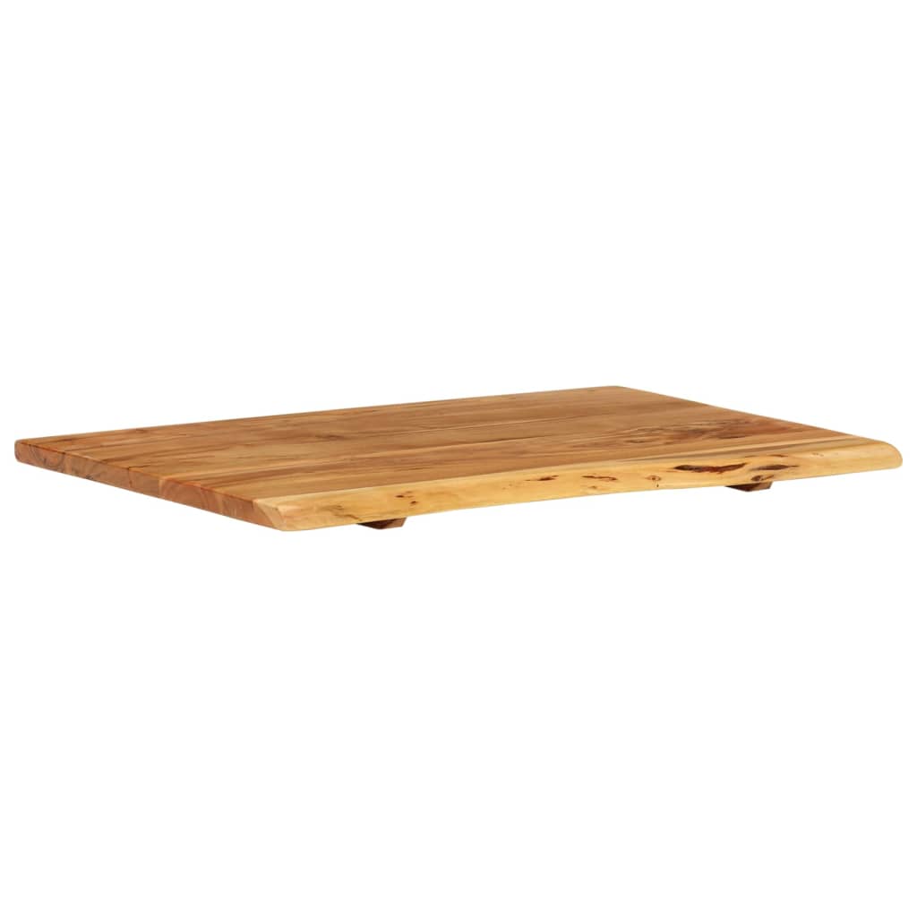 Bathroom cabinet countertop, 80x52x2.5cm, solid acacia
