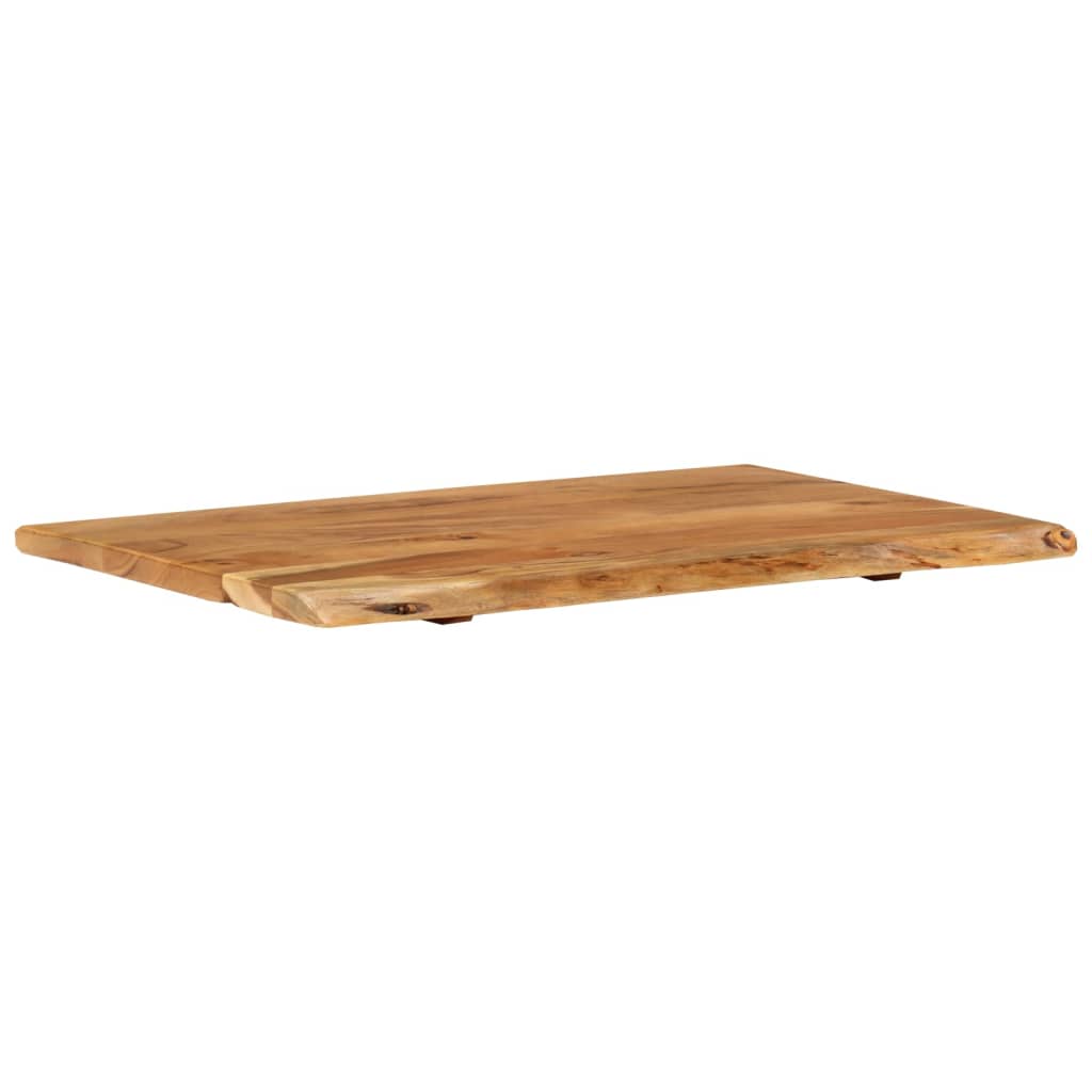 Bathroom cabinet countertop, 80x52x2.5cm, solid acacia