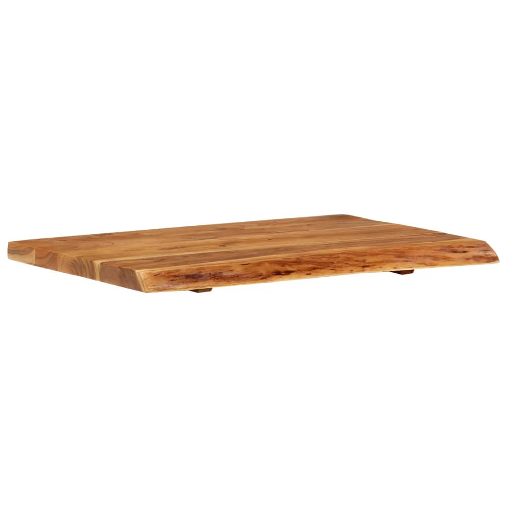 Bathroom cabinet countertop, 80x52x3.8cm, acacia solid wood