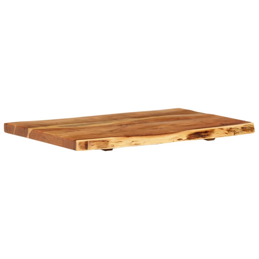 Bathroom cabinet countertop, 80x52x3.8cm, acacia solid wood