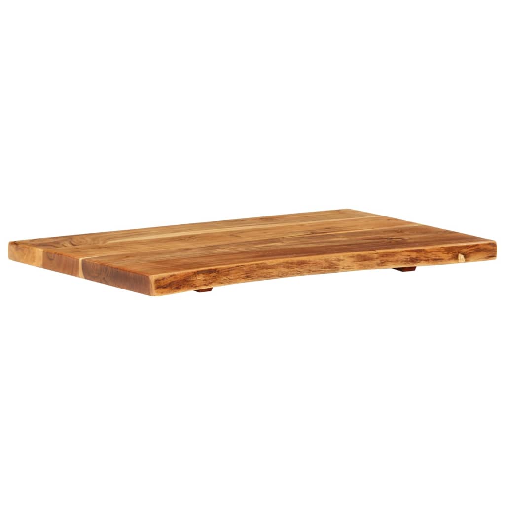 Bathroom cabinet countertop, 80x52x3.8cm, acacia solid wood