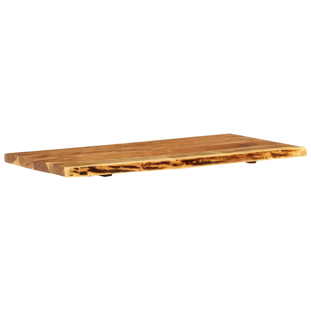 Bathroom cabinet top, 114x52x4 cm, solid acacia