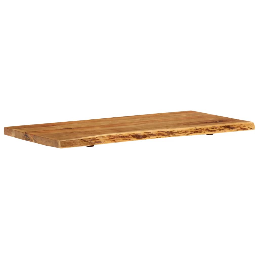 Bathroom cabinet top, 114x52x4 cm, solid acacia