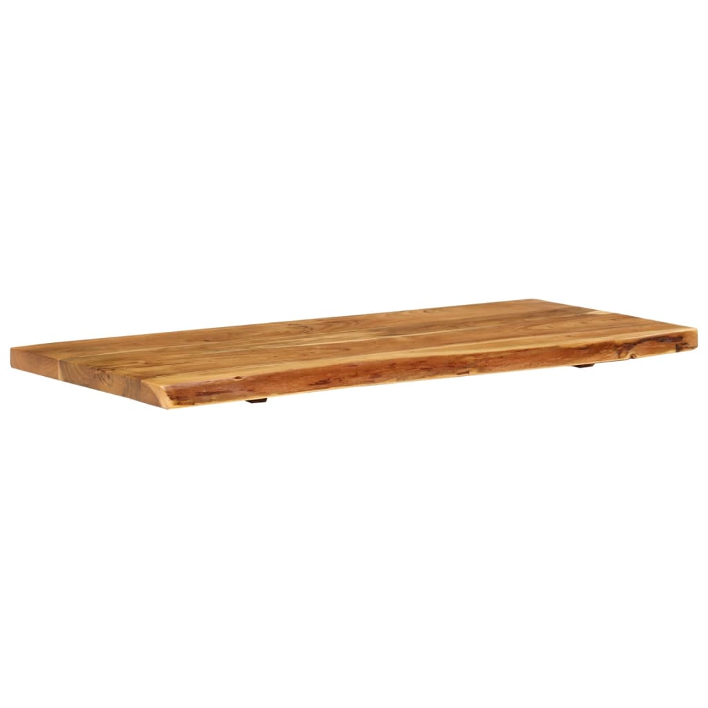 Bathroom cabinet top, 114x52x4 cm, solid acacia