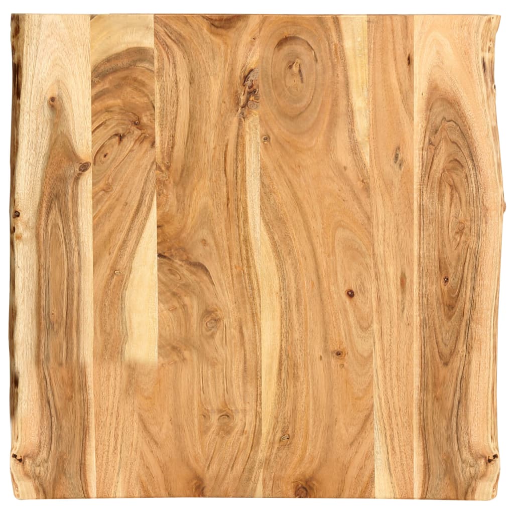 Worktop, 58x(50-60)x2.5cm, solid acacia wood