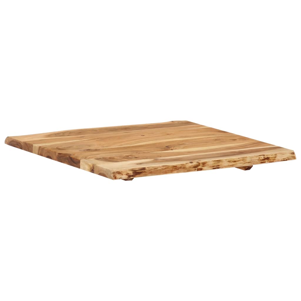 Worktop, 58x(50-60)x2.5cm, solid acacia wood