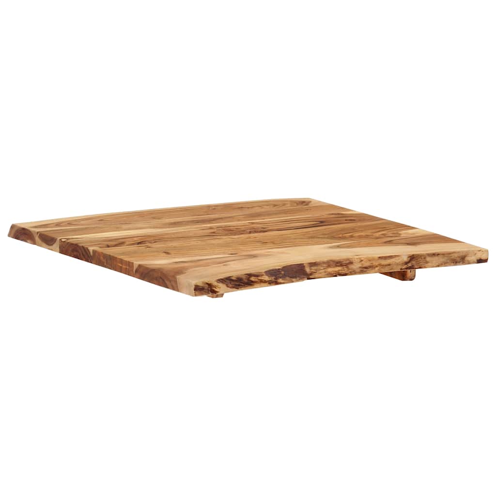 Worktop, 58x(50-60)x2.5cm, solid acacia wood